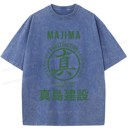 Tokyo-Tiger Majima Construction Japanese Washed T-Shirt