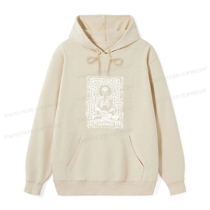 Tokyo-Tiger Sayagata Buddha Graphic Classic Hoodie