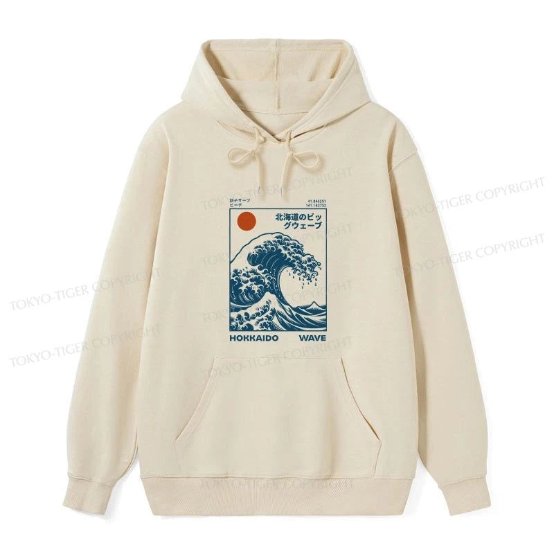 Tokyo-Tiger Hokkaido Wave Japan Classic Hoodie