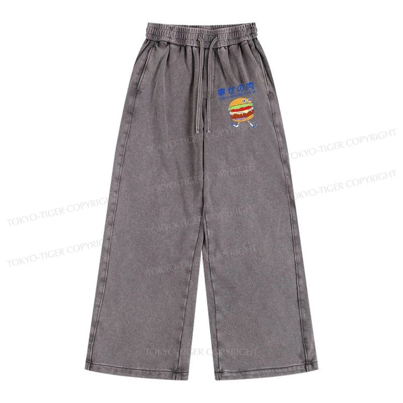 Tokyo-Tiger Tokyo Burger Run Japanese Washed Sweatpants