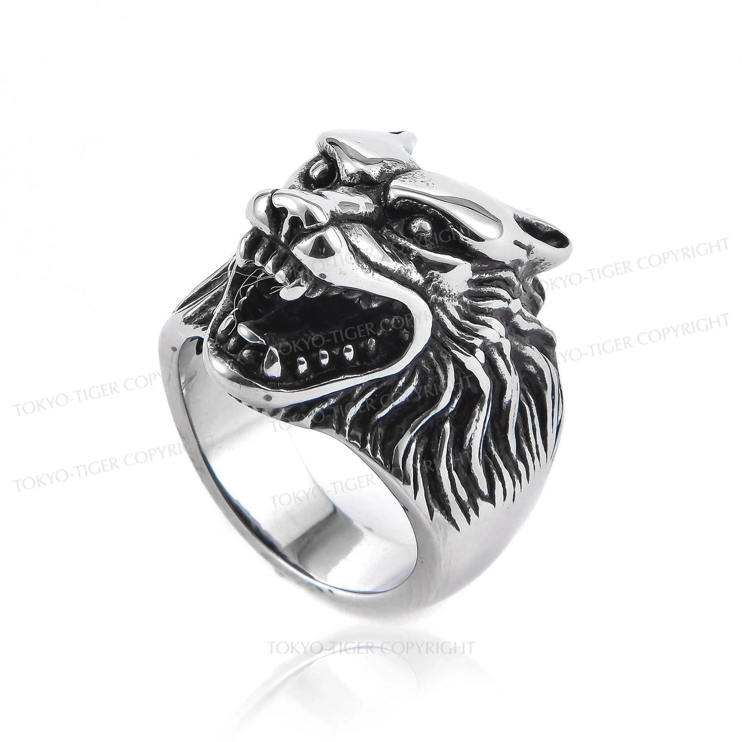 Tokyo-Tiger Everwild Courage Wolf Ring