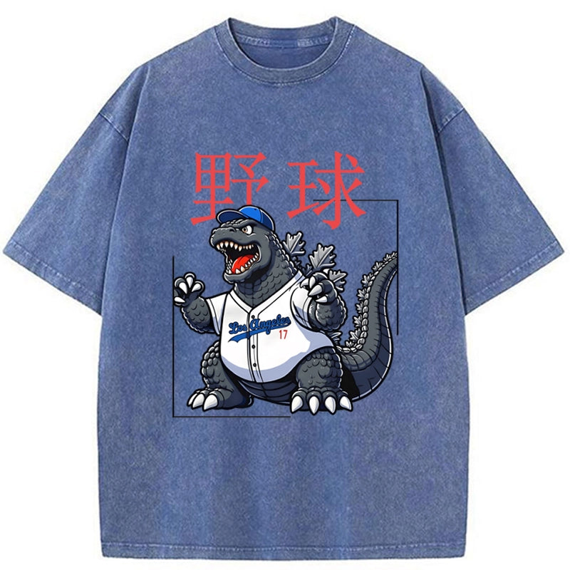 Tokyo-Tiger Baseball Is My Favorite Sport Washed T-Shirt