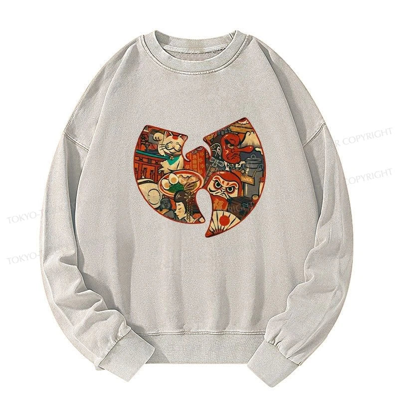 Tokyo-Tiger Wutang Clan Japanese Washed Sweatshirt