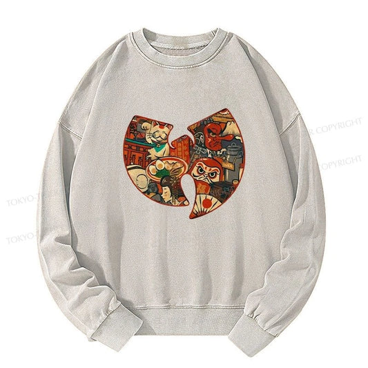 Tokyo-Tiger Wutang Clan Japanese Washed Sweatshirt