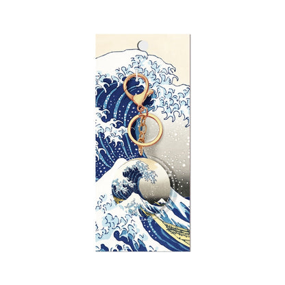 Tokyo-Tiger The Great Wave Off Kanagawa Keychain