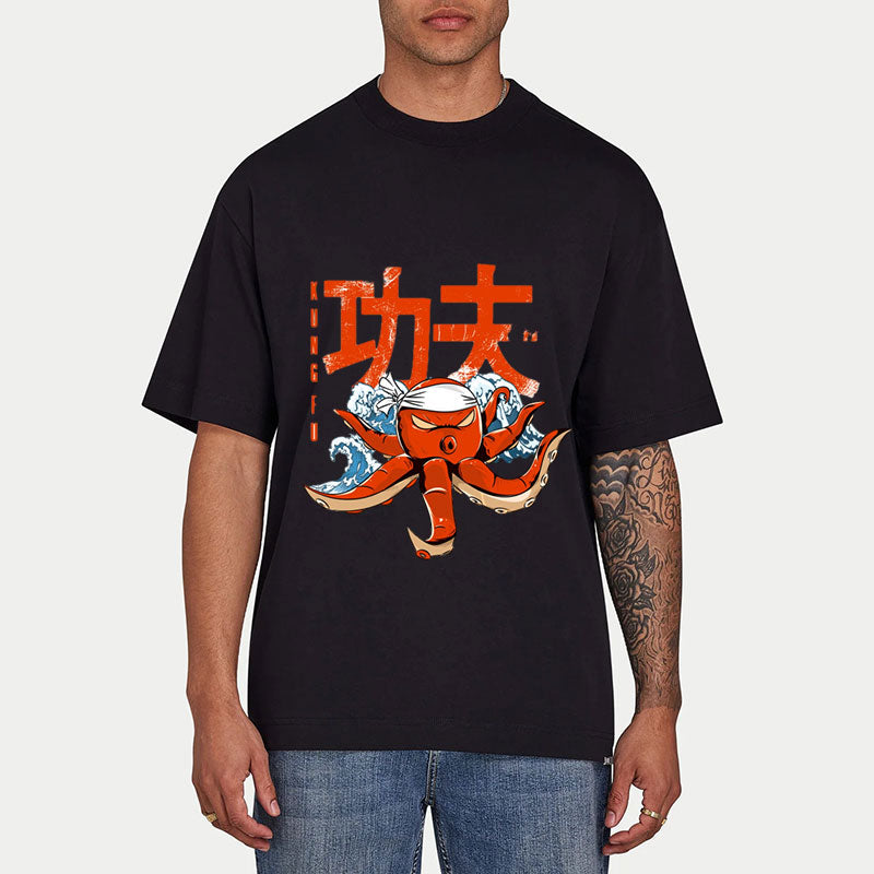 Tokyo-Tiger Kung Fu Octopus Classic T-Shirt
