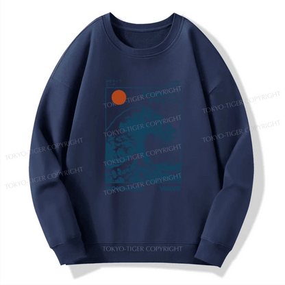 Tokyo-Tiger Hokkaido Wave Japan Sweatshirt