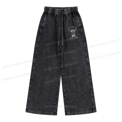 Tokyo-Tiger Happy Mouse Japanese Washed Sweatpants