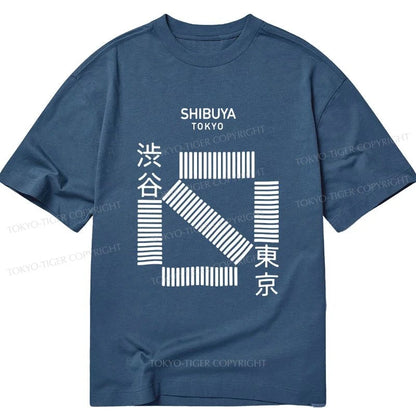 Tokyo-Tiger Japanese Shibuya Crossing Classic T-Shirt