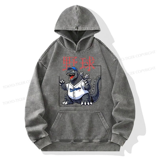 Tokyo-Tiger Baseball Is My Favorite Sport Washed Hoodie