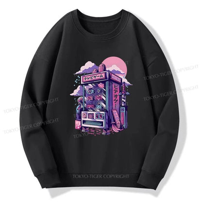 Tokyo-Tiger Japanese Vending Machines Sweatshirt