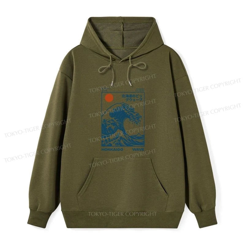 Tokyo-Tiger Hokkaido Wave Japan Classic Hoodie