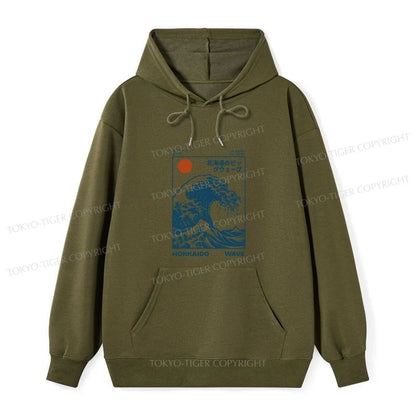 Tokyo-Tiger Hokkaido Wave Japan Classic Hoodie