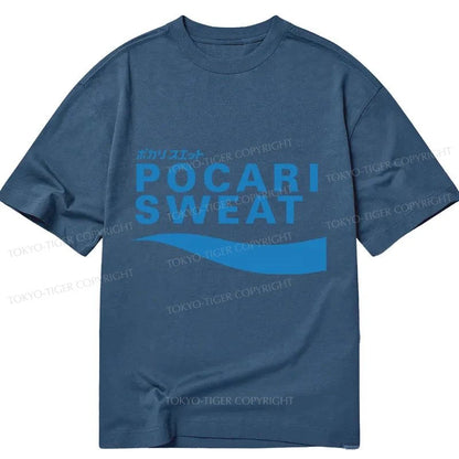 Tokyo-Tiger POCARI SWEAT Blue Classic T-Shirt