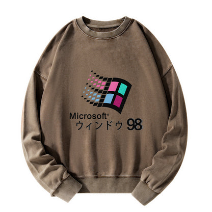 Tokyo-Tiger Microsoft Windows 98 Washed Sweatshirt