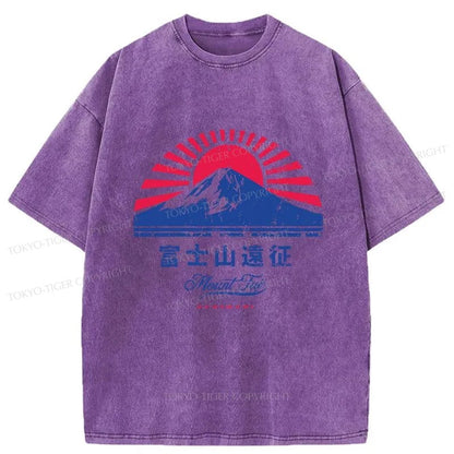 Tokyo-Tiger Mount Fuji Expedition Washed T-Shirt