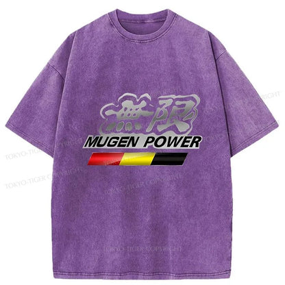 Tokyo-Tiger Mugen Power Japanese Washed T-Shirt