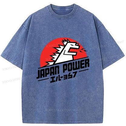 Tokyo-Tiger Japan Power Washed T-Shirt