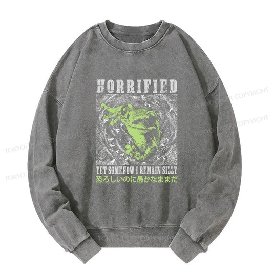 Tokyo-Tiger Silly Frog Japanese Washed Sweatshirt