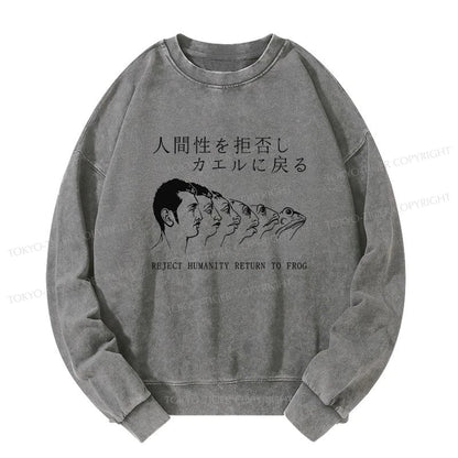 Tokyo-Tiger Return To Frog Washed Sweatshirt