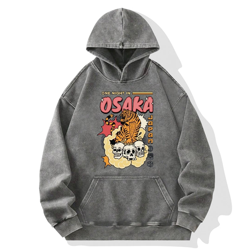 Tokyo-Tiger Osaka Tiger Washed Hoodie