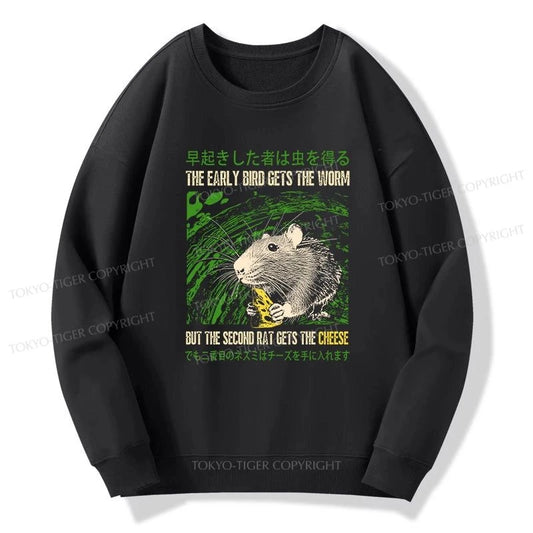 Tokyo-Tiger The Early Bird Gets The Worm Sweatshirt