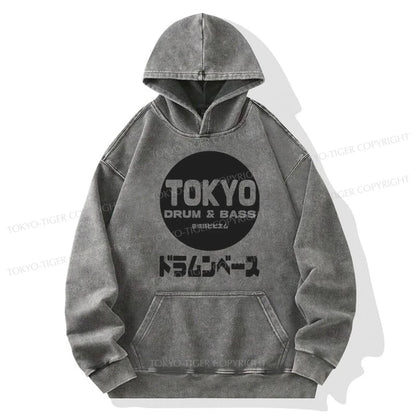 Tokyo-Tiger Tokyo DnB Japanese Washed Hoodie