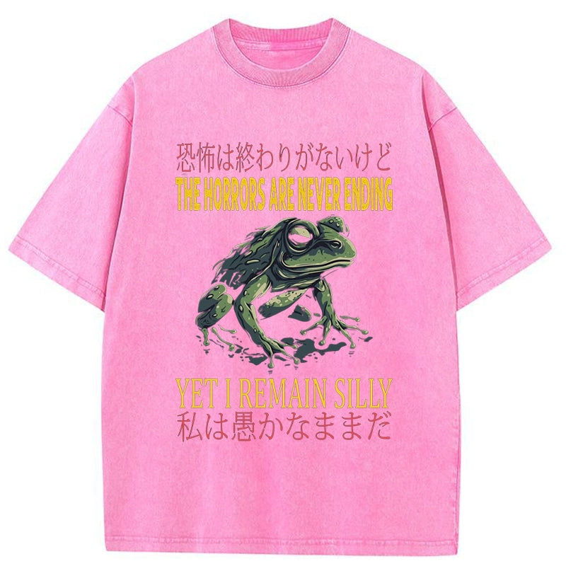 Tokyo-Tiger The Horrors Vintage Frog Washed T-Shirt