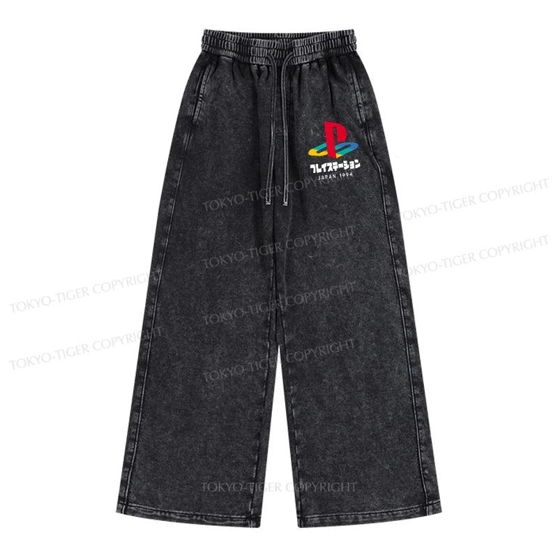 Tokyo-Tiger Playstation Japan 1994 Washed Sweatpants