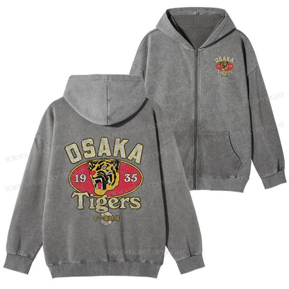 Tokyo-Tiger Osaka Tigers 1935 Washed Zip Hoodie