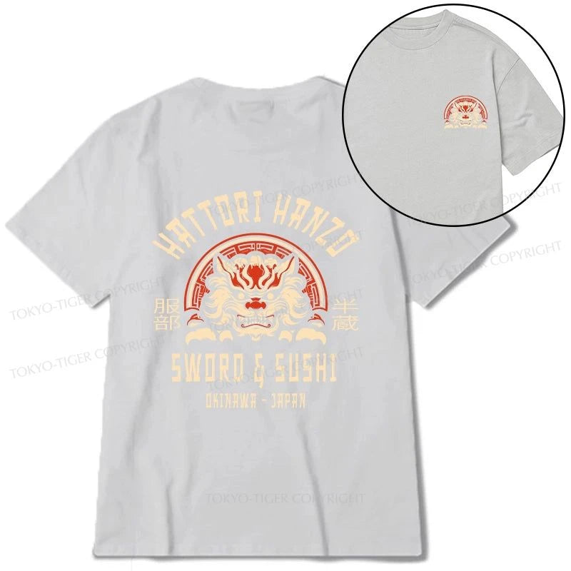 Tokyo-Tiger Hattori Hanzo Sword Front Back Classic T-Shirt