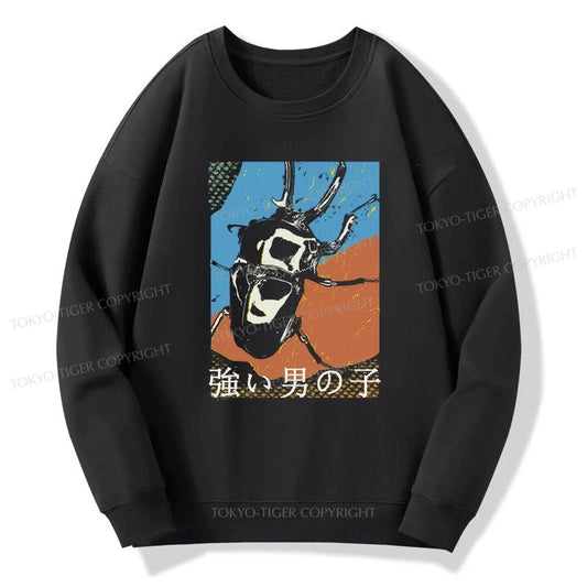 Tokyo-Tiger Strong Beetle Japanese Sweatshirt