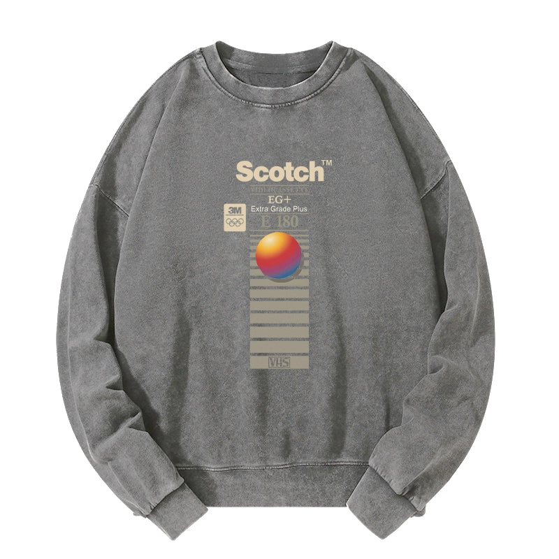 Tokyo-Tiger VHS Scotch E180 Washed Sweatshirt