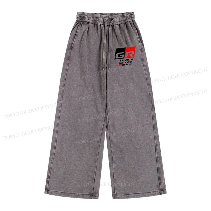 Tokyo-Tiger Toyota Gazoo Racing GR Logo Washed Sweatpants