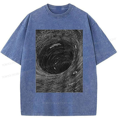 Tokyo-Tiger Vortex Japanese Washed T-Shirt