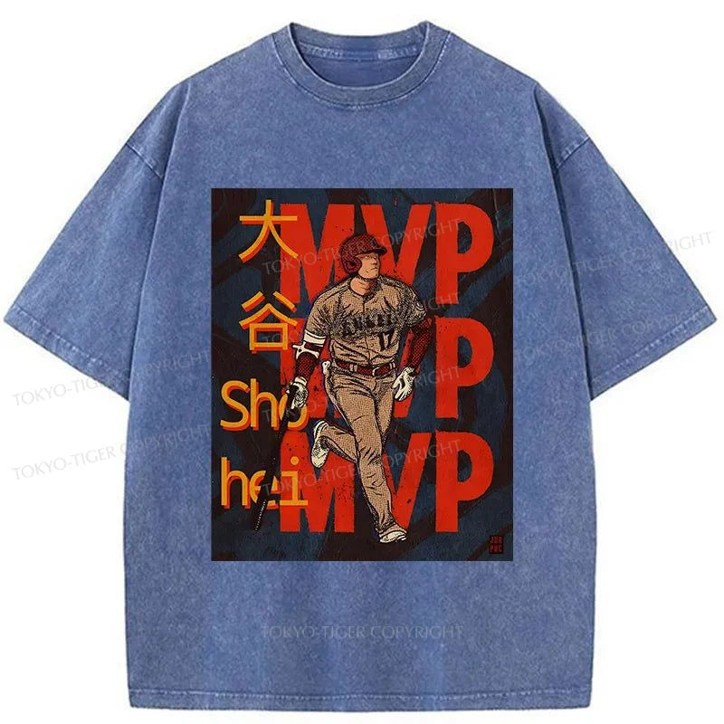 Tokyo-Tiger Japan Shohei Ohtani Japan Washed T-Shirt