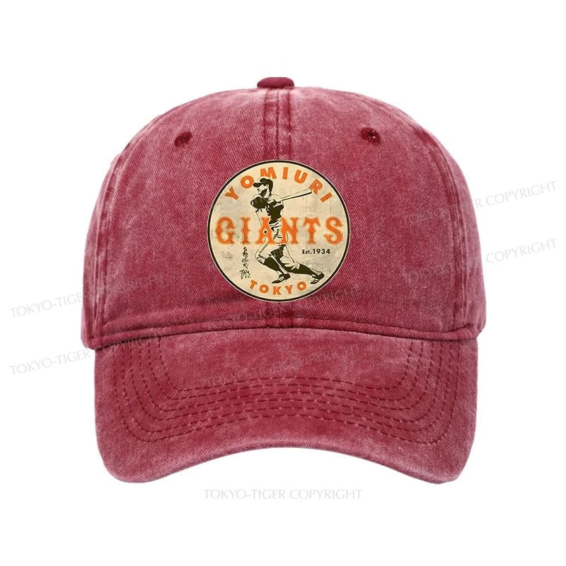 Tokyo-Tiger Yomiuri Giants Shigeru Nagashima Washed Cap