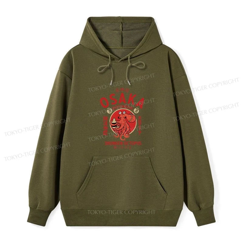 Tokyo-Tiger Drunken Octopus Japan Classic Hoodie