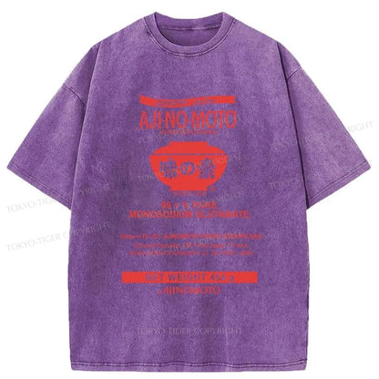 Tokyo-Tiger Monosodium Glutamate Japanese Washed T-Shirt