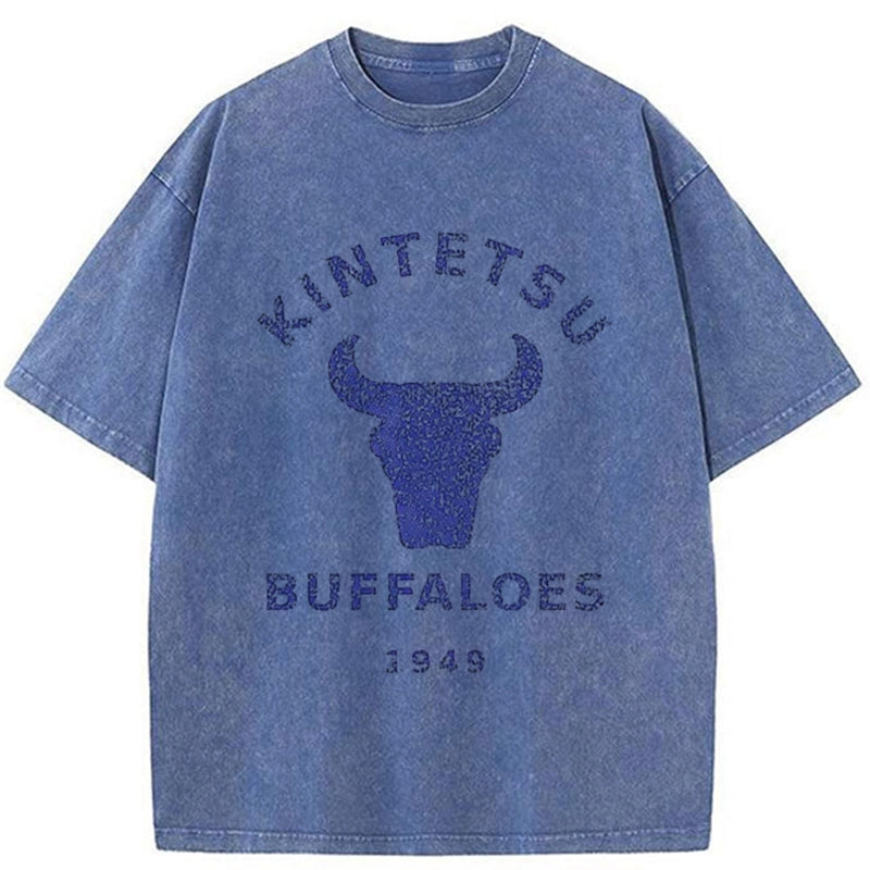 Tokyo-Tiger Kintetsu Buffaloes Japanese baseball Washed T-Shirt