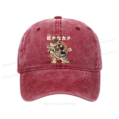 Tokyo-Tiger Vintage Kame Monster Washed Cap