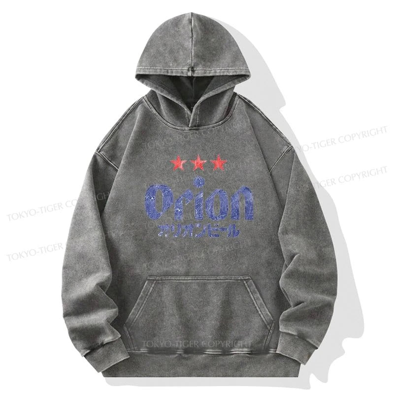 Tokyo-Tiger Orion Breweries Washed Hoodie