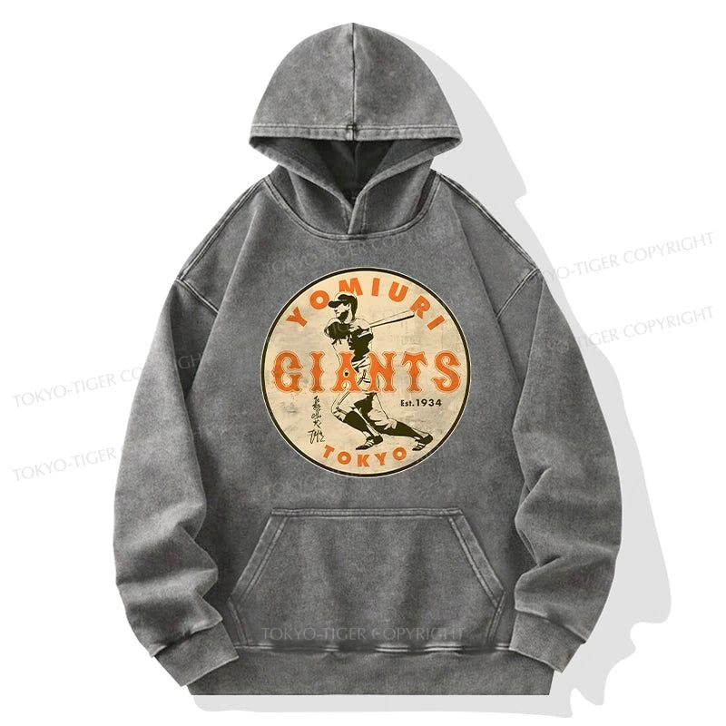 Tokyo-Tiger Yomiuri Giants Shigeru Nagashima Washed Hoodie