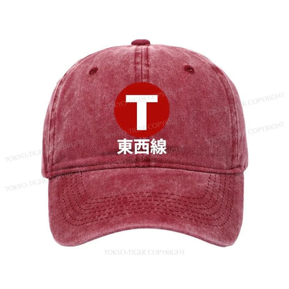 Tokyo-Tiger Tozai Line Kyoto Washed Cap