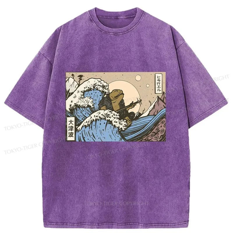 Tokyo-Tiger Japanese Toad Monster Washed T-Shirt