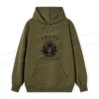 Tokyo-Tiger The Macaque Monkey In The Bath Japanese Classic Hoodie