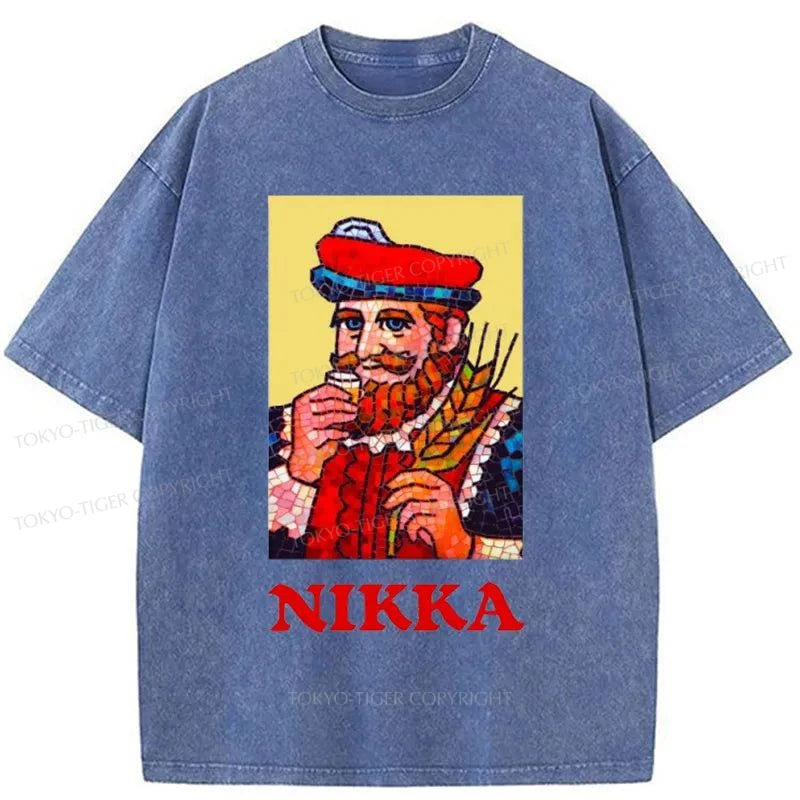 Tokyo-Tiger NIKKA Japanese Washed T-Shirt