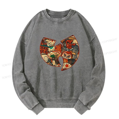 Tokyo-Tiger Wutang Clan Japanese Washed Sweatshirt