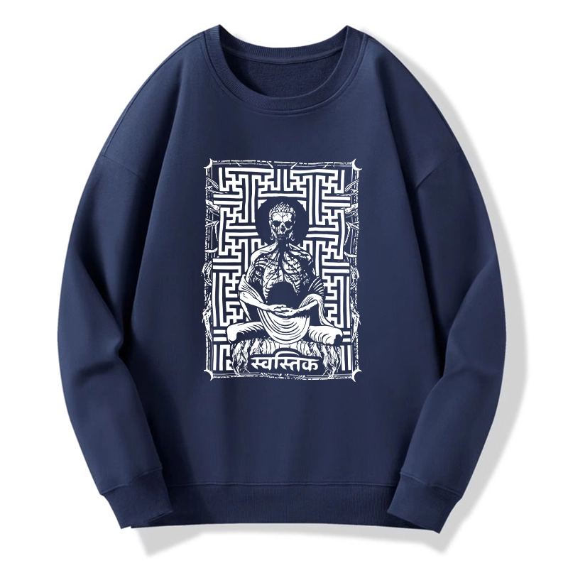 Tokyo-Tiger Sayagata Buddha Graphic Sweatshirt