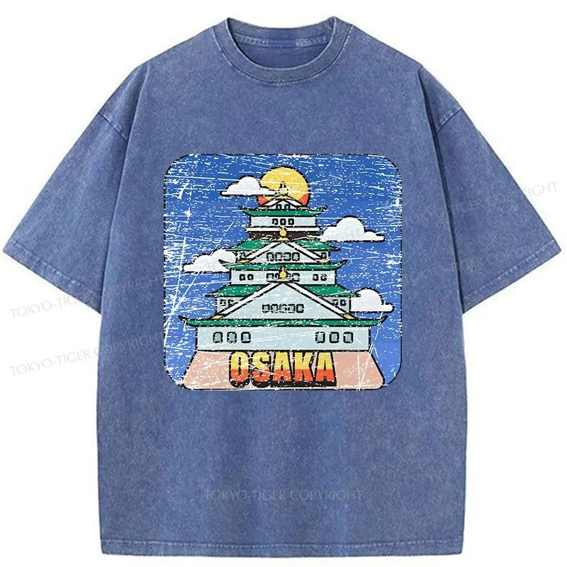 Tokyo-Tiger Osaka Castle Park Washed T-Shirt